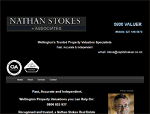 Tablet Screenshot of capitalvaluer.co.nz